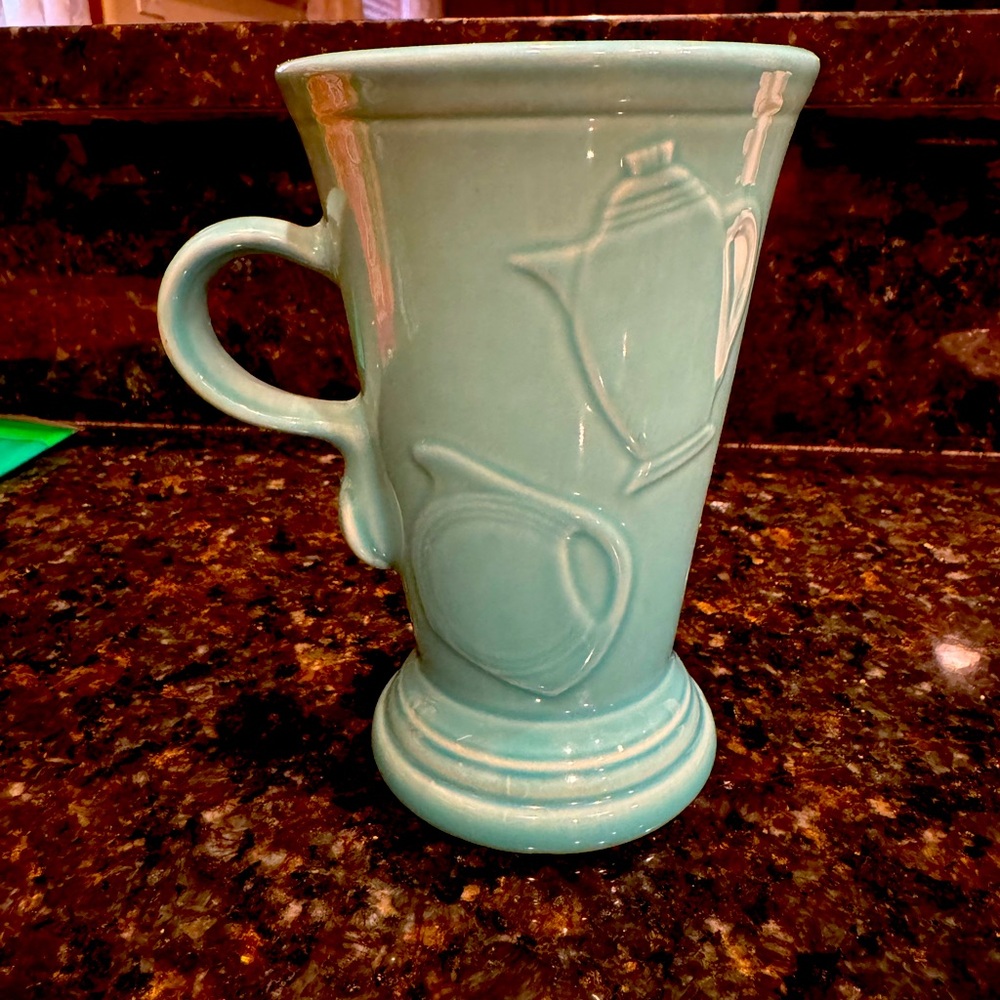 Fiesta Pedestal Mug Turquoise